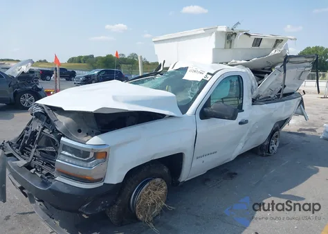 2018 Chevrolet Silverado 1500 Wt из США, поврежденный, VIN 1GCNKNEH4JZ368478